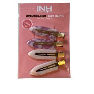 INH Insert Name Here 444 Hair Pin Pack Set of 4 Creaseless Clips